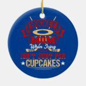 Grappig hockey mama als ik niet alleen voor keramisch ornament (Achterkant)