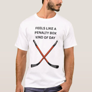 Grappig Hockey-ontwerp. Voelt als een Penalty Box- T-shirt