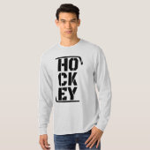 Grappig Hockey T-shirt (Voorkant volledig)