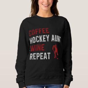 Grappig hockey tante Gezegden koffie hockey tante Trui