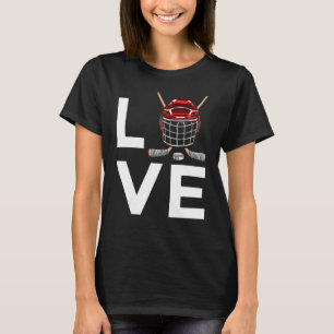 Grappig hockey voor kinderen Mannen vrouwen ijshoc T-shirt