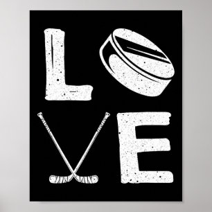 Grappig Hockeyontwerp Voor Kinderen Mannen Vrouwen Poster