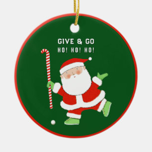 Grappig Hockeyveld Keramisch Ornament