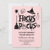Grappig Hocus Pocus Witch Halloween Kostuumfeest Kaart (Voorkant)