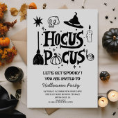 Grappig Hocus Pocus Witch Halloween Kostuumfeest Kaart