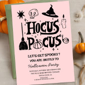 Grappig Hocus Pocus Witch Halloween Kostuumfeest Kaart