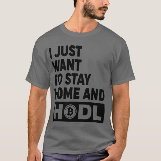 Grappig Hodl Bitcoin Crypto Cadeau Shirt (tweezijd (Voorkant)