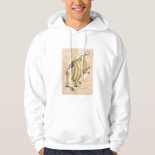 Grappig hoes, zakjes en grafische vormgeving hoodie (Voorkant)