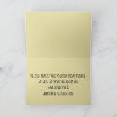 Grappig Hoesje Tekst Vogel Foto Groet Kaart (Binnen)