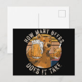 Grappig Hoeveel Bier Heb Je Nodig Briefkaart (Voorkant / Achterkant)