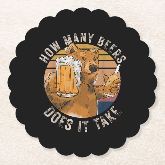 Grappig hoeveel biertjes het kost kartonnen onderzetters (Voorkant)