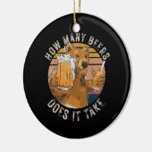 Grappig hoeveel biertjes het kost keramisch ornament (Links)