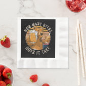 Grappig hoeveel biertjes het kost servet (Insitu)