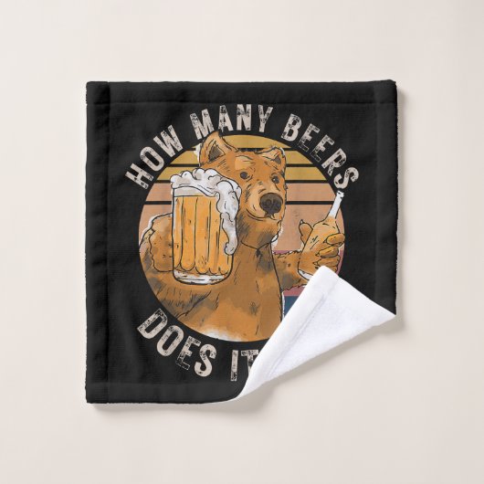Grappig hoeveel biertjes het kost washandje (Wasdoekje)