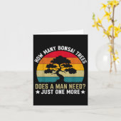 Grappig hoeveel bonsaibomen heeft een Man nodig _  Kaart (Gele Bloem)