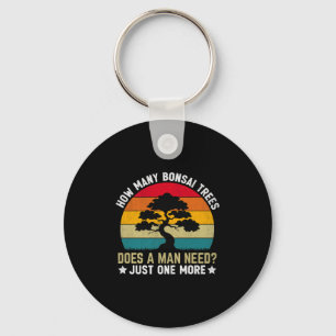 Grappig hoeveel bonsaibomen heeft een Man nodig _  Sleutelhanger