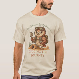 Grappig Holenuil Avontuur - Persoonlijk Reis Gesch T-shirt