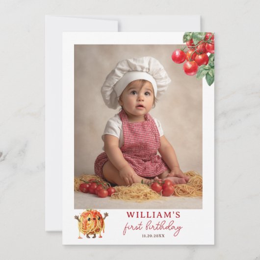 Grappig Holy Cannoli kleine gehaktbal 1e verjaarda Kaart (Achterkant)