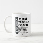 Grappig Home School Mama Moederdag geschenken Koffiemok (Links)