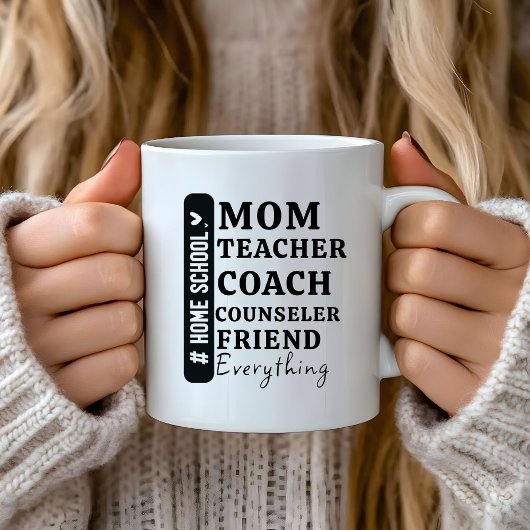 Grappig Home School Mama Moederdag geschenken Koffiemok