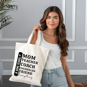 Grappig Home School Mama Moederdag geschenken Tote Bag