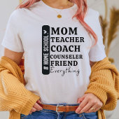 Grappig Home School Mama Moederdag geschenken Tri-Blend Shirt