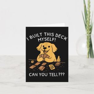 Grappig Hond Game Shirt Ik Heb Dit Deck Zelf Gebou Kaart