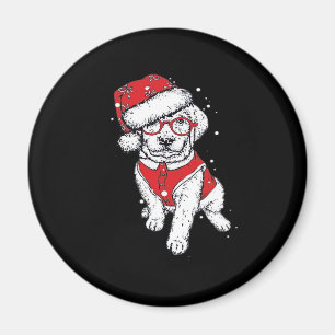 Grappig Hond Kerst Pyjama Gift voor Hondenliefhebb Magneet