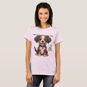 Grappig Hond Mama T-Shirt Paw-some Gift voor Pet L (Voorkant volledig)