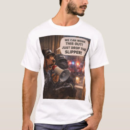 Grappig Hond Onderhandeling T-Shirt – Pantoffel Gr