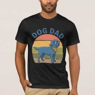 Grappig Hond Papa T-Shirt Ik Werk Hard Zodat Mij