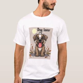 Grappig hond T-shirt ontwerp