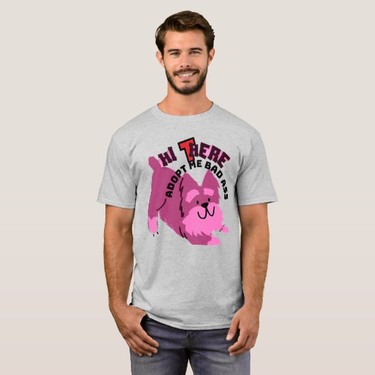 Grappig Hond Unisex T-shirt (Voorkant volledig)
