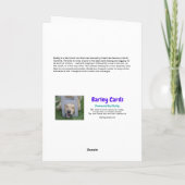 Grappig hondenadvies voor het draaien van 60 verja kaart (Achterkant)