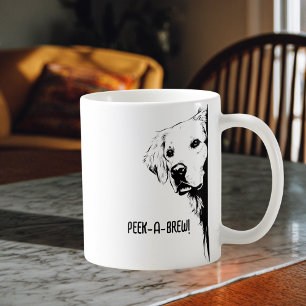 Grappig Hondengezicht & Brokken Hond Moeder Humor Koffiemok