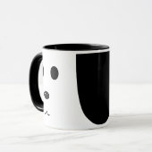 Grappig hondengezicht mok (Voorkant links)