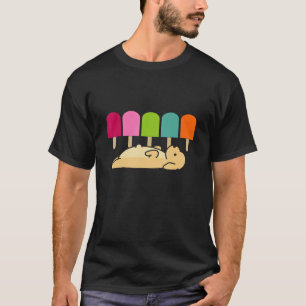 Grappig hondenijs, hongerig naar eten t-shirt