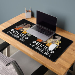 Grappig hondenontwerp voor mannen en vrouwen met h bureaumat