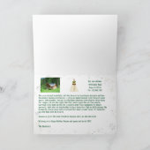 Grappig hondenroos jaar hebben we 4 foto's collage kaart (Binnen)