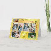 Grappig hondenroos jaar hebben we 7 foto's Golden Kaart (Voorkant)