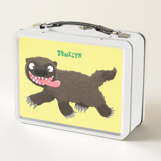 Grappig hongerige cartoon (Achterkant)