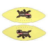 Grappig hongerige cartoon american football (Panelen)