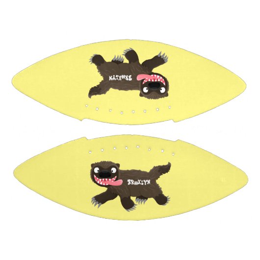 Grappig hongerige cartoon american football (Panelen)