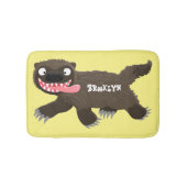 Grappig hongerige cartoon badmat (Voorkant)