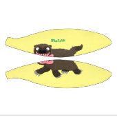 Grappig hongerige cartoon basketbal (Panelen)