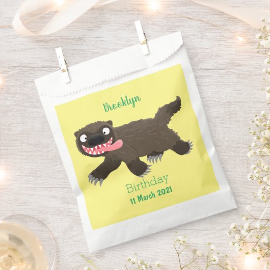 Grappig hongerige cartoon bedankzakje (Geknipt)