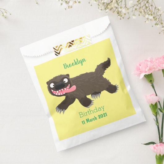 Grappig hongerige cartoon bedankzakje (Gezegeld)