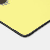 Grappig hongerige cartoon bureaumat (Hoek)