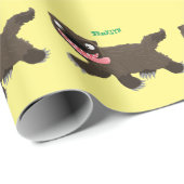 Grappig hongerige cartoon cadeaupapier (Rol Hoek)