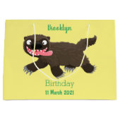 Grappig hongerige cartoon groot cadeauzakje (Voorkant)